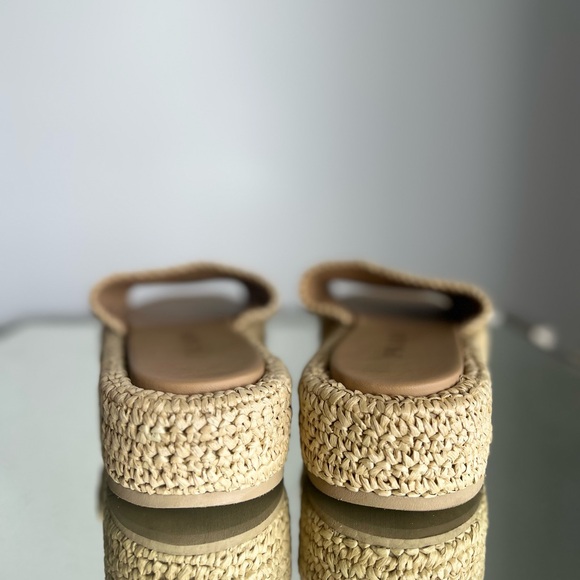 Like new Prada Crochet Raffia flatform slides $1,150 38 - Picture 10 of 15